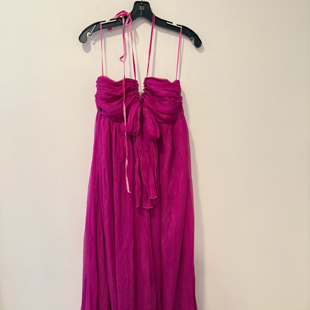 Fumbling Foe Pink Dress Size Large NWT #LUX-C